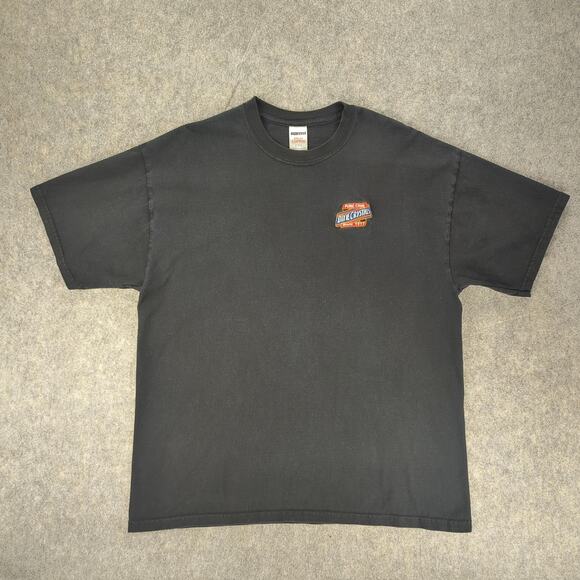 Dixie Crystals Shirt Mens XL Black Jerzees High Cotton Short Sleeve Logo Tee - Picture 1 of 6